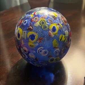 Vintage glass paper weight